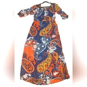 Rue21-Sheer Multicolor Maxi Dress Size L